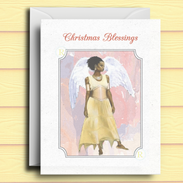 Black Angel A Christmas Card